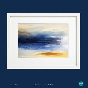 'Tide', abstract seascape print - framed or unframed