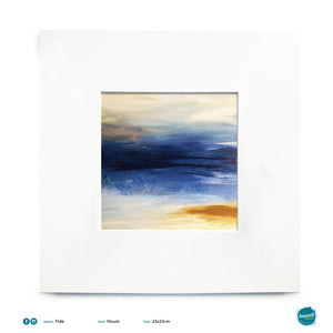 'Tide', abstract seascape print - framed or unframed