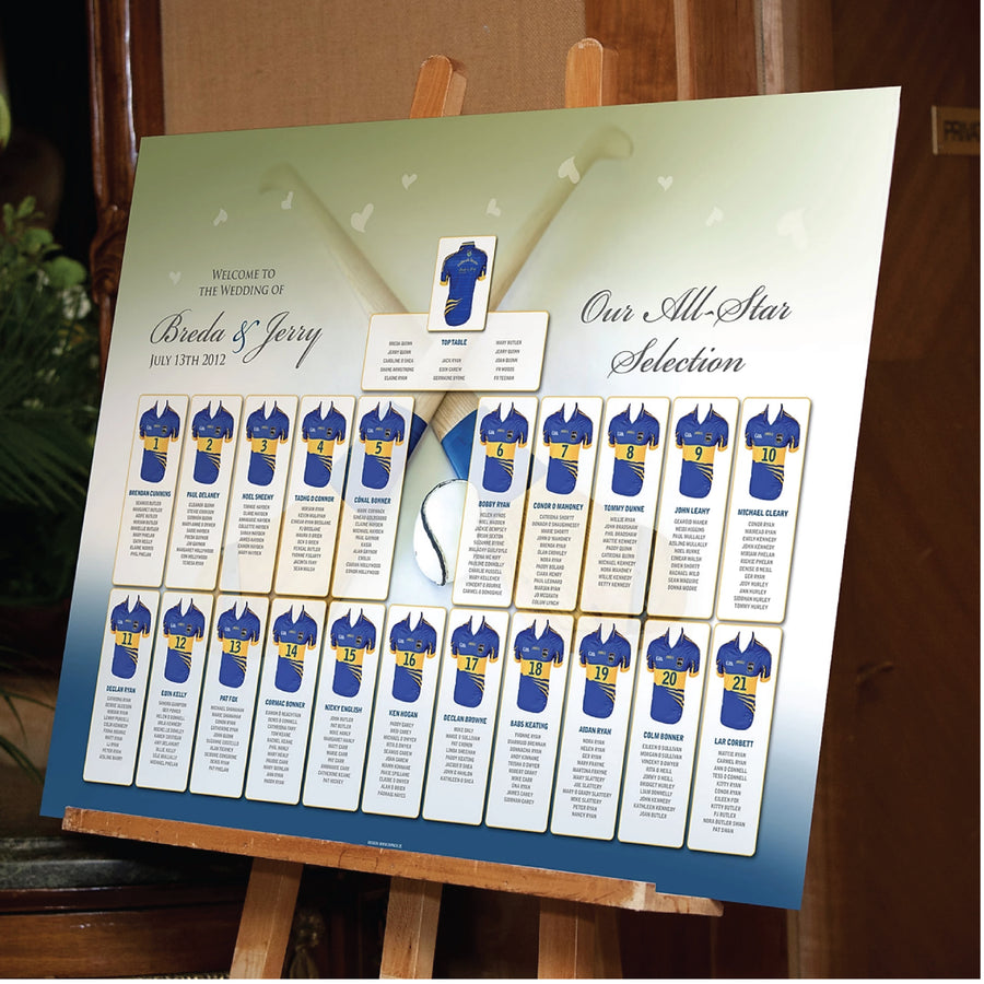 Wedding - Custom A1 Table Plan