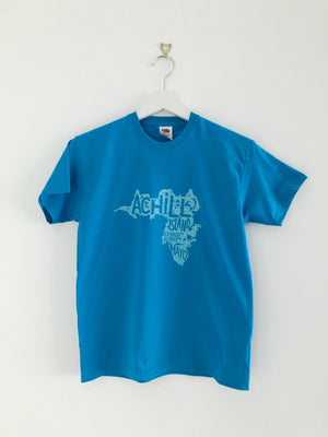 Kids Short Sleeve T-Shirt - Azure Blue - Unisex