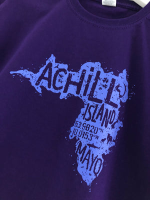 Kids Short Sleeve T-Shirt - Purple - Unisex