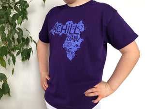 Kids Short Sleeve T-Shirt - Purple - Unisex