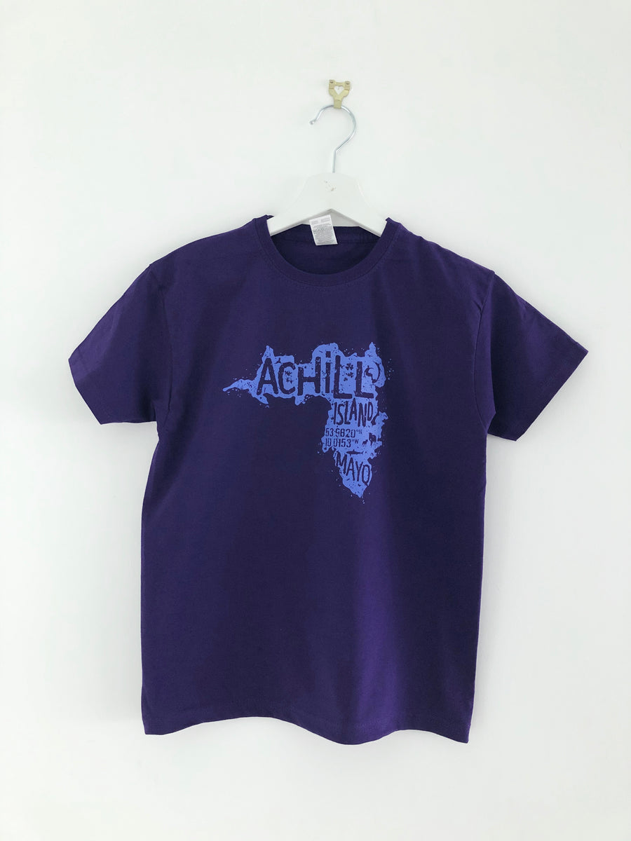 Kids Short Sleeve T-Shirt - Purple - Unisex