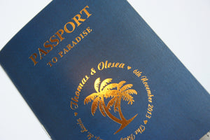 Wedding Invitation - Passport - 100 invitations