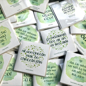 Irish Greetings Card - “Your feet will bring you where your heart is”