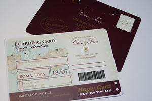 Wedding Invitation - Passport - 100 invitations